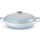 Cast Iron Signature Shallow CasseroleCoastal Blue image number 1