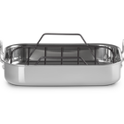 3-ply Stainless Steel Roaster with Roasting Rack image number 1