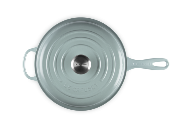 Le Creuset Cast Iron Signature Cassadou 26cmSea Salt image number 5