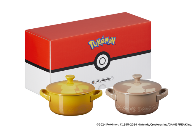 Pokémon Set of 2 Mini Cocottes (Pikachu/Eevee) image number 1