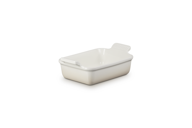 Le Creuset Stoneware Rectangular Dish Heritage 19cm MeringueMeringue image number 5