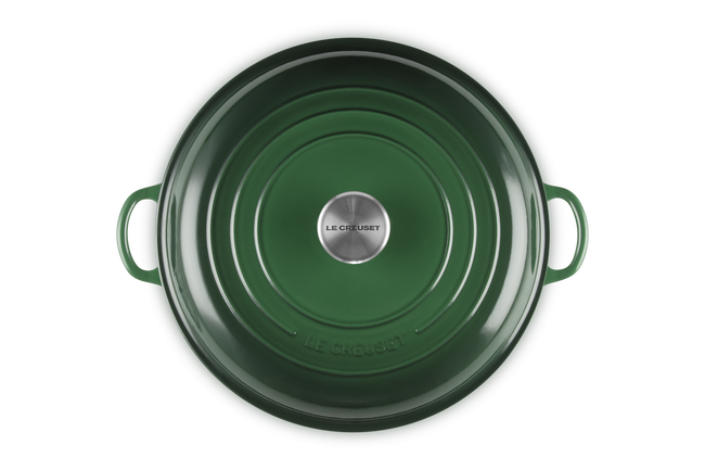 Le Creuset Cast Iron Classic Shallow CasseroleKale image number 5