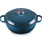 Cast Iron Signature Chefs CasseroleDeep Teal image number 2