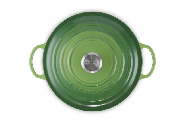 Le Creuset Cast Iron Signature Soup Pot 26cm Bamboo GreenBamboo image number 4
