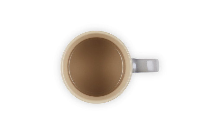 Le Creuset Stoneware Metallics Mug 350ml Pearlized Light Mist GreyPearlized Light Mist Grey image number 7