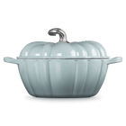 Le Creuset Cast Iron Signature Pumpkin Casserole 24cm Sea SaltSea Salt image number 3