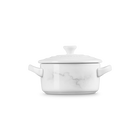 10cm Mini Rd Cocotte White Marble image number 3