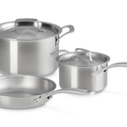 Essential 3-ply Stainless Steel 3-piece Cookware Set image number 1