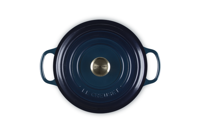 Le Creuset Cast Iron Signature Round Casserole 22cm AgaveAgave image number 4