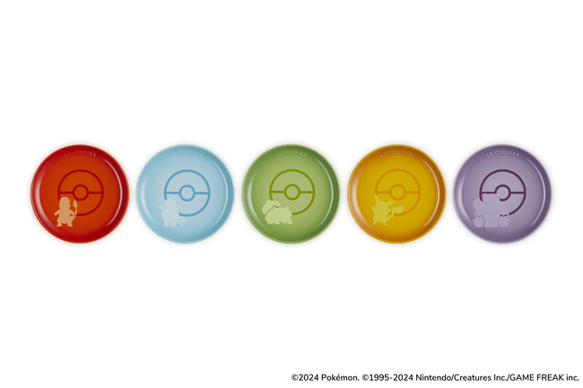 Pokémon Set of 5 Sphere Plates image number 5