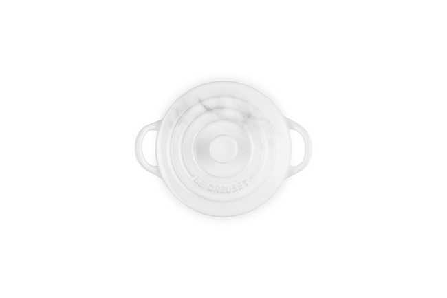 10cm Mini Rd Cocotte White Marble image number 4