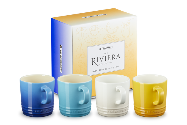 Stoneware Riviera Set of 4 Mugs image number 1
