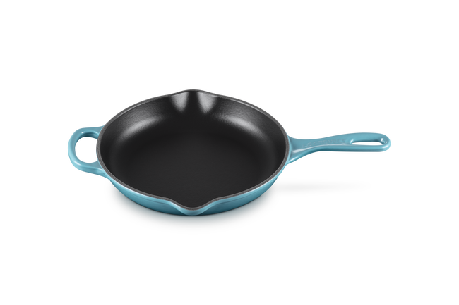 Le Creuset Cast Iron Signature Skillet 23cm CaribbeanCaribbean image number 2