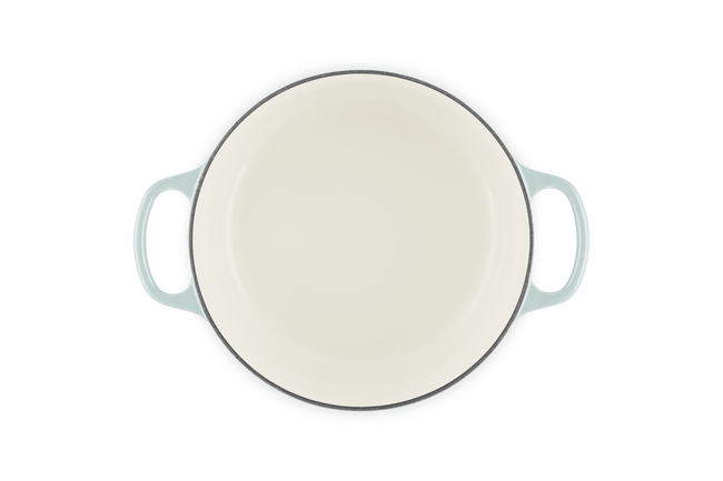 Le Creuset Cast Iron Signature Round Casserole 24cm Sea SaltSea Salt image number 7