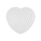 Silicone Heart Hot PadWhite image number 1