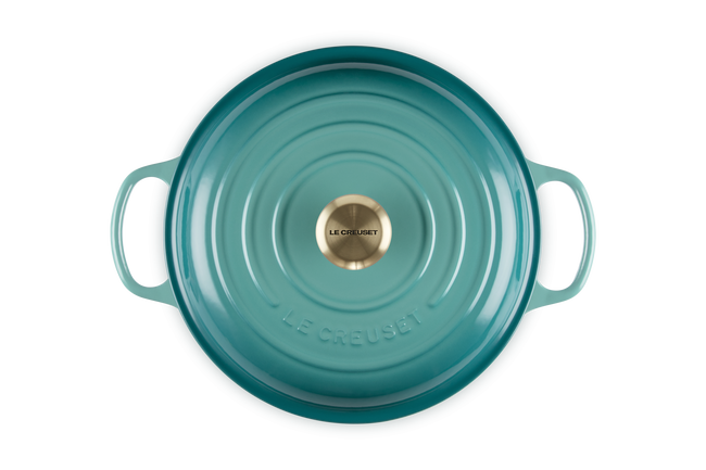 Le Creuset Cast Iron Signature Shallow Casserole 28cm RivieraRiviera image number 5