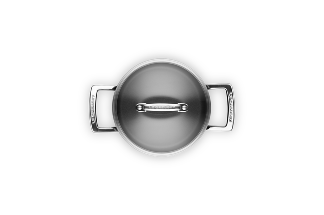 Toughened Non-Stick Deep Casserole with Glass Lid image number 4