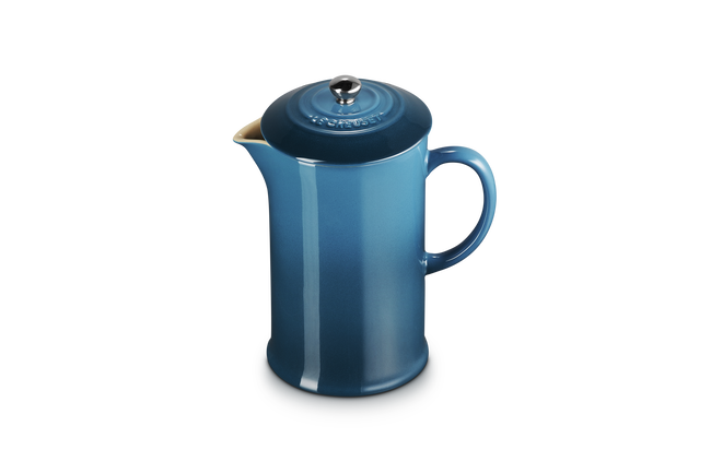Stoneware Coffee PressDeep Teal image number 3