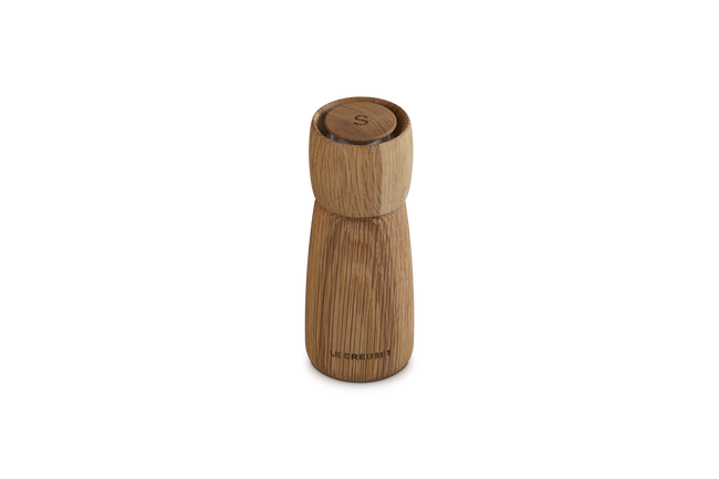 Le Creuset White Oak Top Grind Salt Mill - 120ml