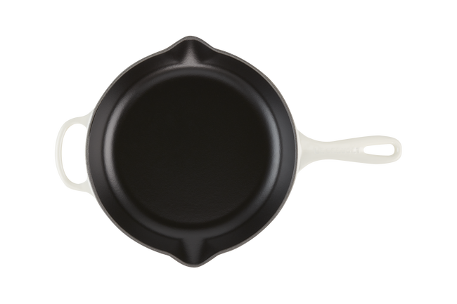 Le Creuset Cast Iron Signature Skillet 26cm MeringueMeringue image number 4