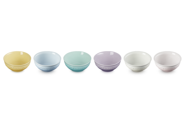 Stoneware Sorbet Set of 6 Mini Bowls image number 4
