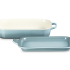 Rectangular Dish with Platter LidSea Salt image number 1