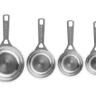 Le Creuset Stainless Steel Set of 4 Measuring Cups image number 5