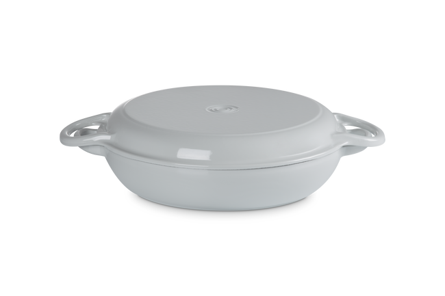 Cast Iron Classic Shallow Braiser with Grill Lid image number 4