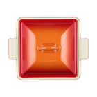 Stoneware Heritage Square Dish with Lid image number 4