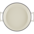 Le Creuset Cast Iron Classic Modern Heritage Shallow Casserole 28cm MeringueMeringue image number 4