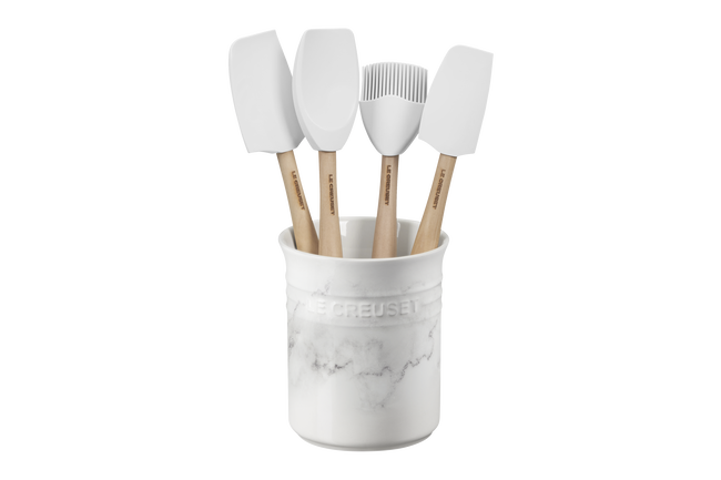Le Creuset Stoneware Marble Craft 5-piece Utensil Set 1L image number 1