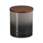 Signature 1.1L Storage Jar with Wooden LidFlint image number 1