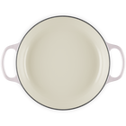 Le Creuset Cast Iron Signature Shallow Casserole with GlaStainless Steel Lid 26cm ShallotShallot image number 4