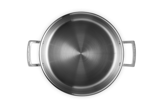 3-ply Stainless Steel Deep Casserole image number 5