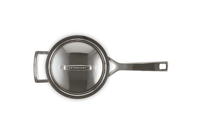 3-ply Stainless Steel Saucepan with Lid & Helper Handle image number 4