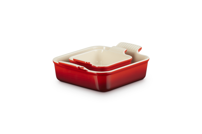 Stoneware Set of 2 Heritage Square Dishes image number 2