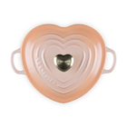 Cast Iron Heart Shallow Casserole with Light Gold Heart Knob image number 7
