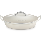 Le Creuset Cast Iron Classic Modern Heritage Shallow Casserole 28cm MeringueMeringue image number 1