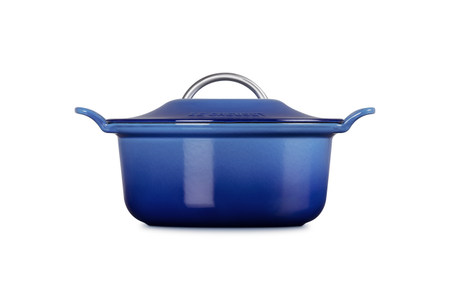 Le Creuset Cast Iron Classic Modern Heritage Round Casserole 26cm Azure BlueAzure Blue image number 3