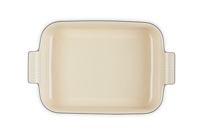 Stoneware Heritage Rectangular DishMatte Black image number 6