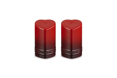 Stoneware Heart Salt & Pepper Shakers