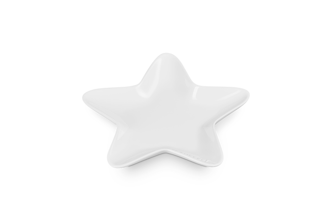 Stoneware Star PlateWhite image number 2