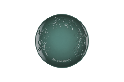 Stoneware Holly Plate