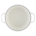 Cast Iron Signature Round CasseroleWhite image number 5