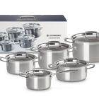 3-ply Stainless Steel 5-piece Cookware Set image number 1