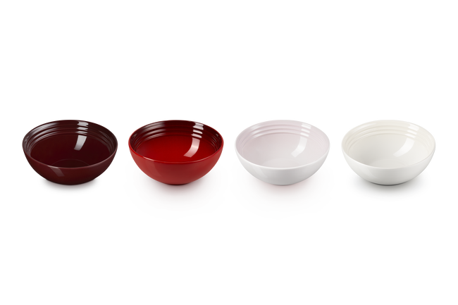 Stoneware Petits Fours Set of 4 Cereal Bowls image number 5