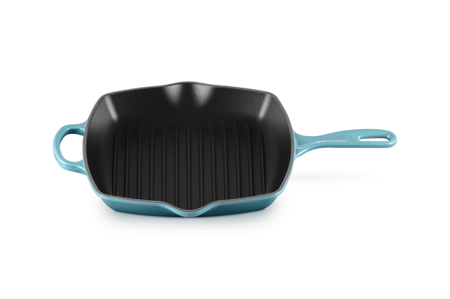 Cast Iron Signature Square Skillet GrillCaribbean image number 2