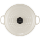 Le Creuset Cast Iron Classic Shallow CasseroleCr&egrave;me image number 5