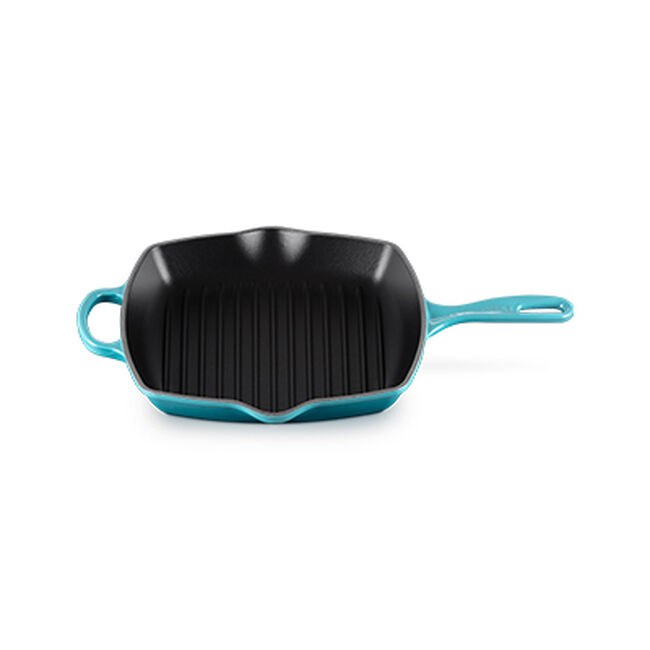 Cast Iron Signature Square Skillet GrillCaribbean image number 2