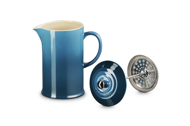 Stoneware Coffee PressDeep Teal image number 7